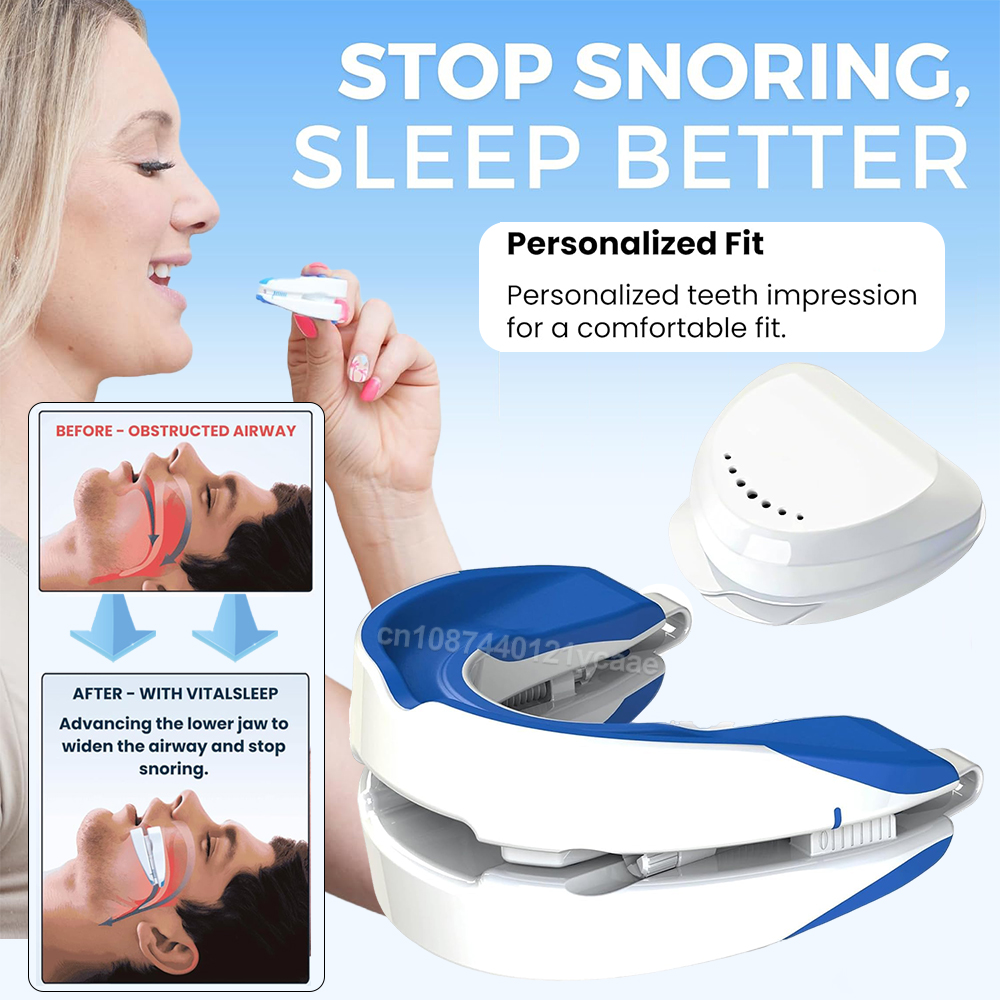 Teeth Whitening Mouth Guard - Мундштук против храпа, устройство против храпа,