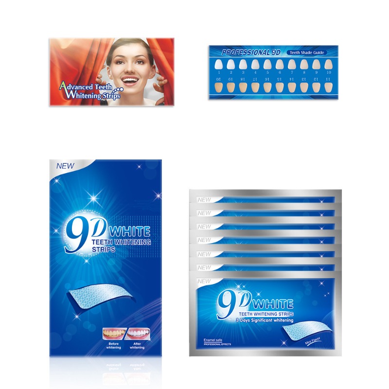 Teeth Whitening Effective - 7 пар волшебных наклеек для отбеливания