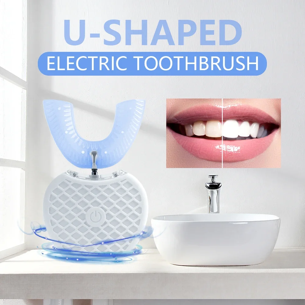 Ультразвуковая электрическая з – обзор и цена Teeth Whitening With Blue Light