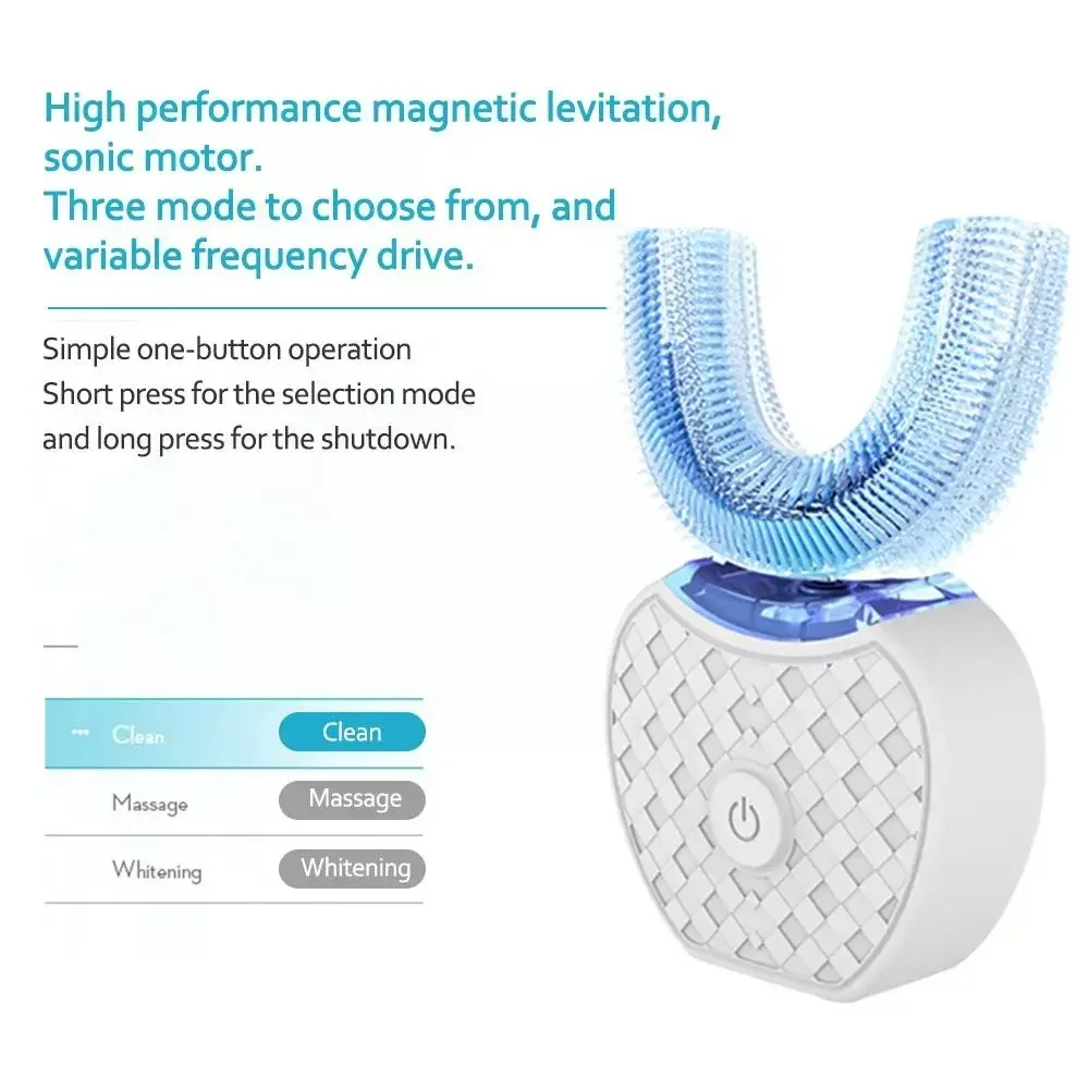 Ультразвуковая электрическая з – обзор и цена Teeth Whitening With Blue Light