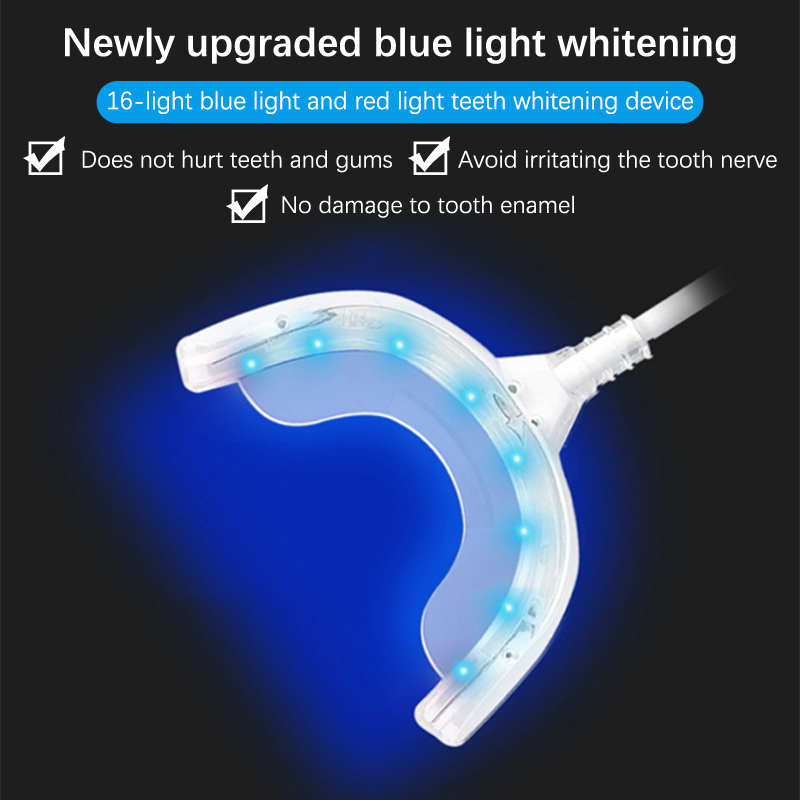 Отбеливание зубов 4 в 1, умное – обзор и цена Teeth Whitening With Blue Light