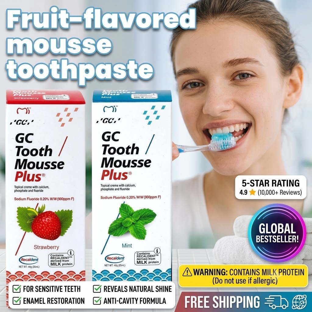 Зубная паста-мусс GC с фруктов – обзор и цена Teeth Whitening Best