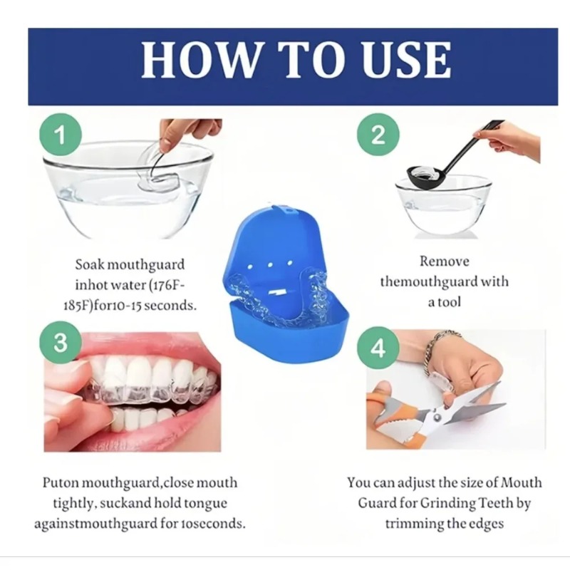 Набор из 4 шт. (в коробке) — Ф – обзор и цена Teeth Whitening Mouth Guard
