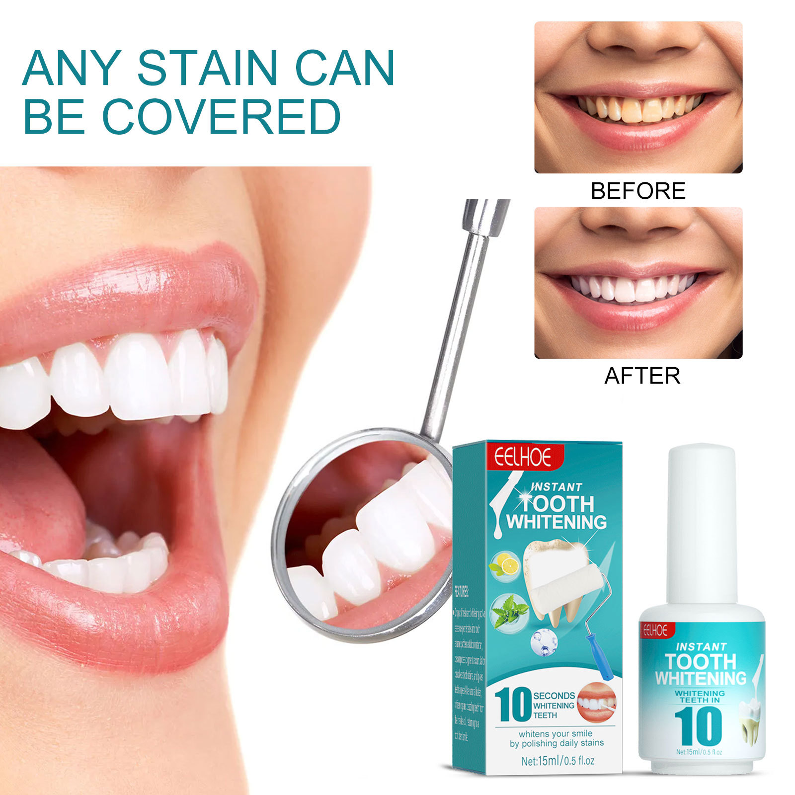 Отбеливающая краска для зубов: – обзор и цена Teeth Whitening Effective