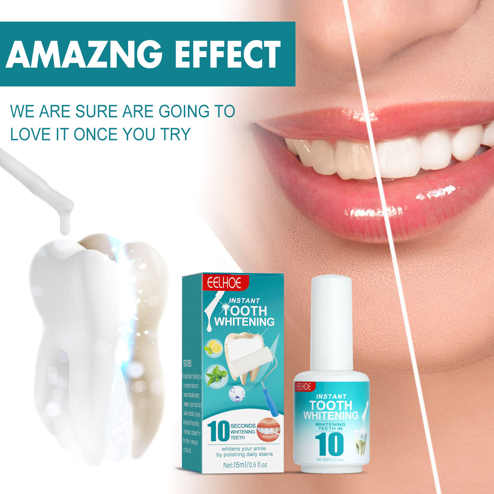 Отбеливающая краска для зубов: – обзор и цена Teeth Whitening Effective