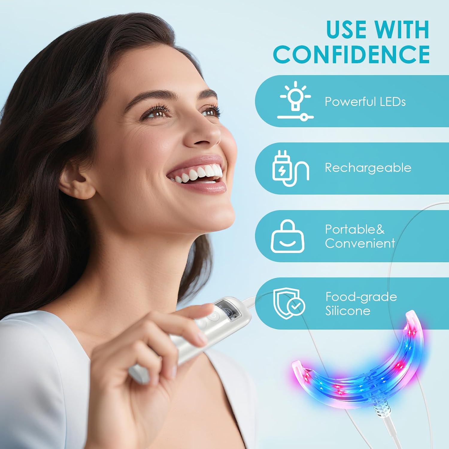 Ускоритель отбеливания зубов с – обзор и цена Teeth Whitening With Blue Light
