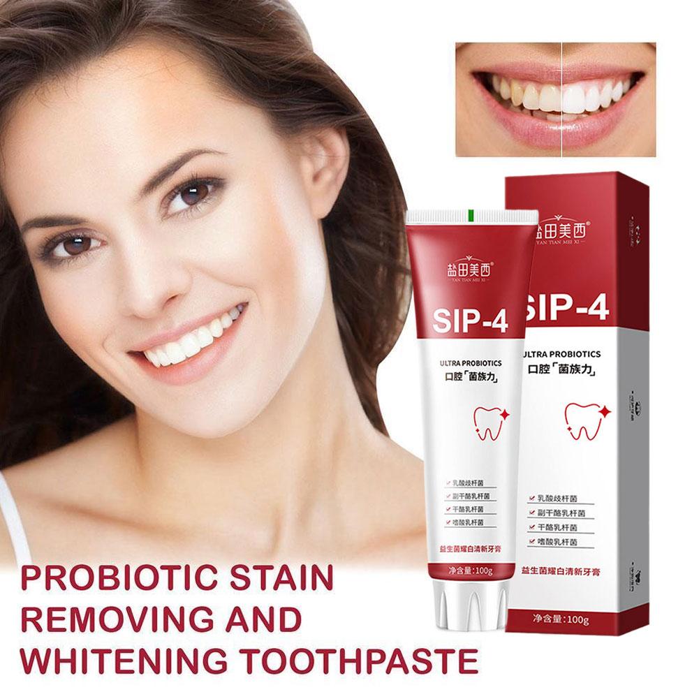 100 г Пробиотическая отбеливаю – обзор и цена Teeth Whitening Yellow Teeth