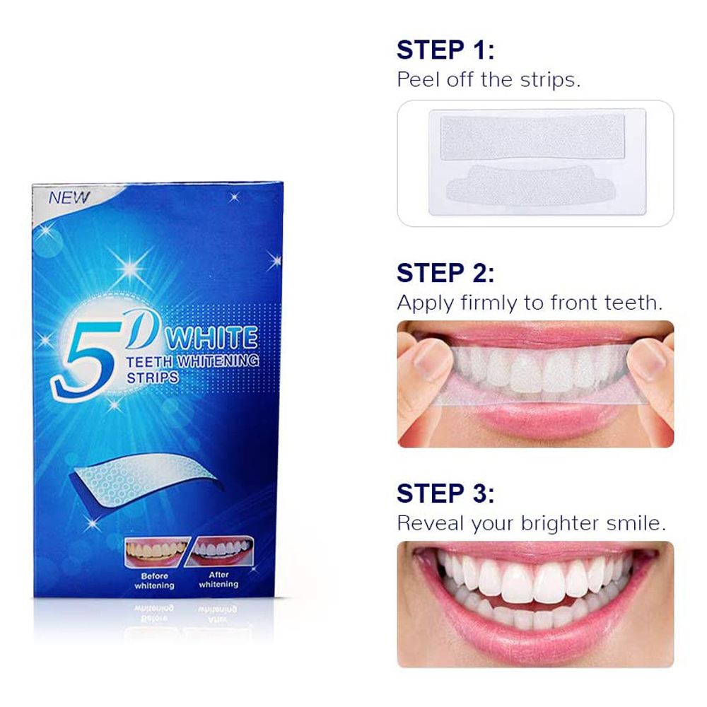5D-полоски для отбеливания зуб – обзор и цена Teeth Whitening Price