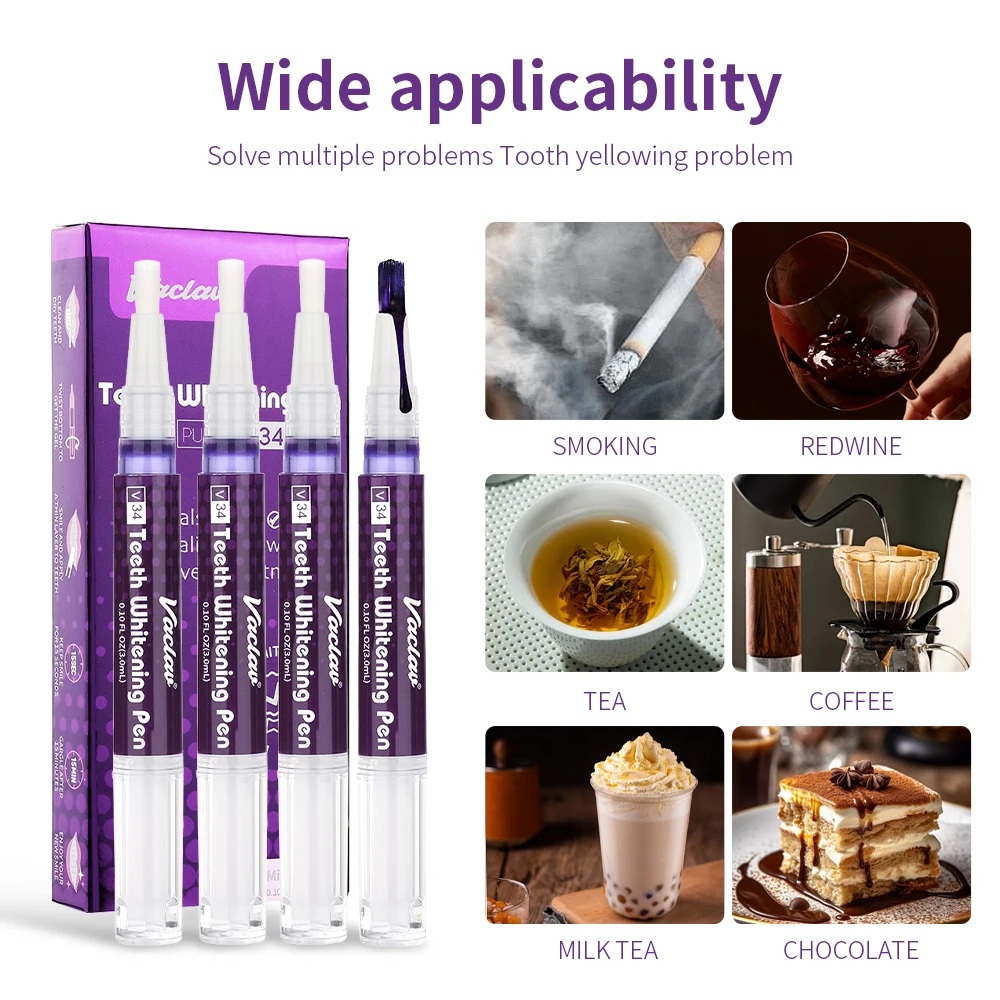 Vaclav V34 Фиолетовая гелевая  – обзор и цена Teeth Whitening Price