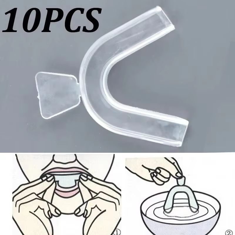 10 шт. силиконовых капп для за – обзор и цена Teeth Whitening Mouth Guard