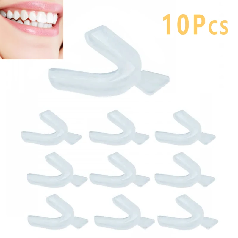 10 шт. силиконовых капп для за – обзор и цена Teeth Whitening Mouth Guard